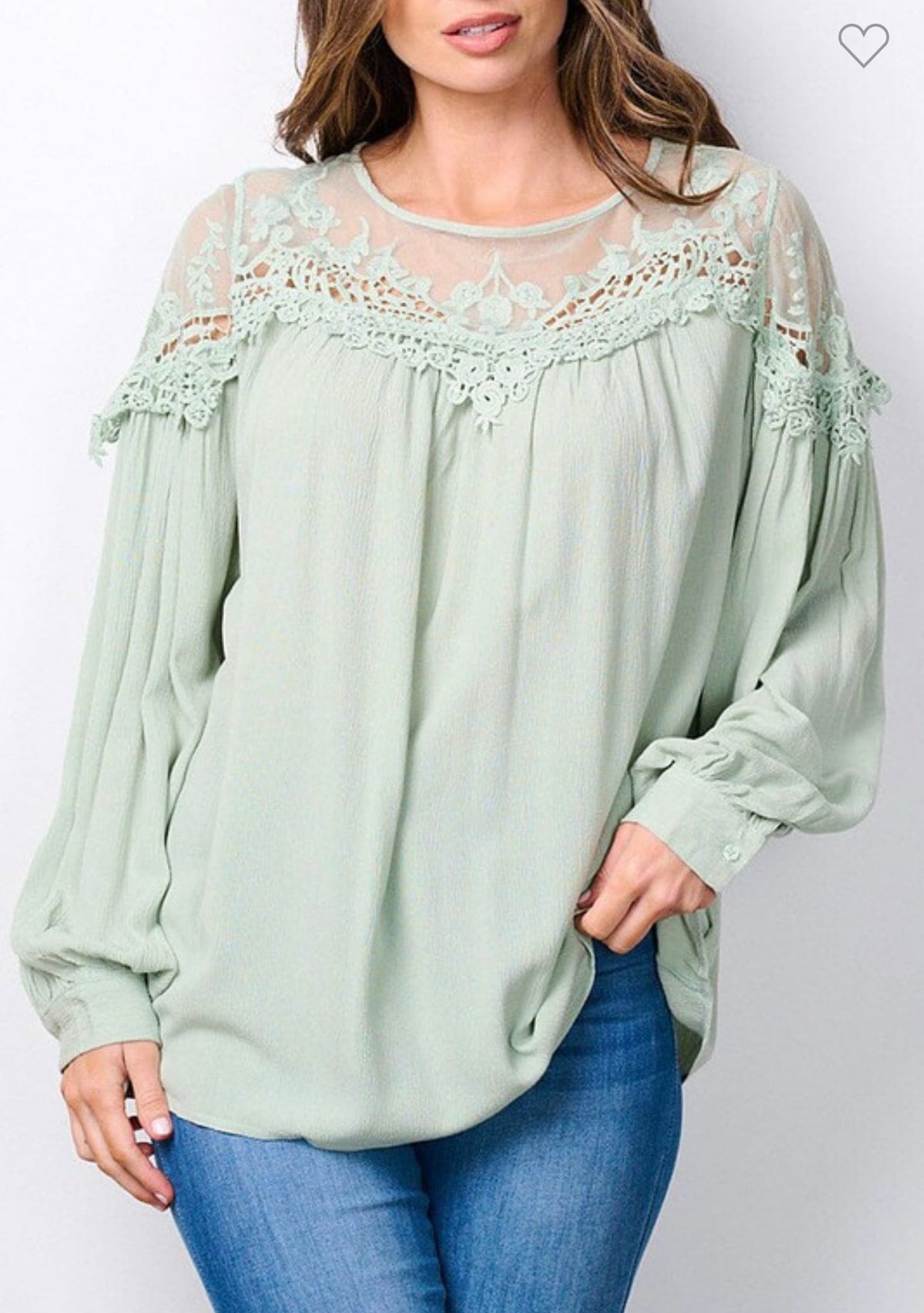 Esmerelda Lace Long Sleeve Top