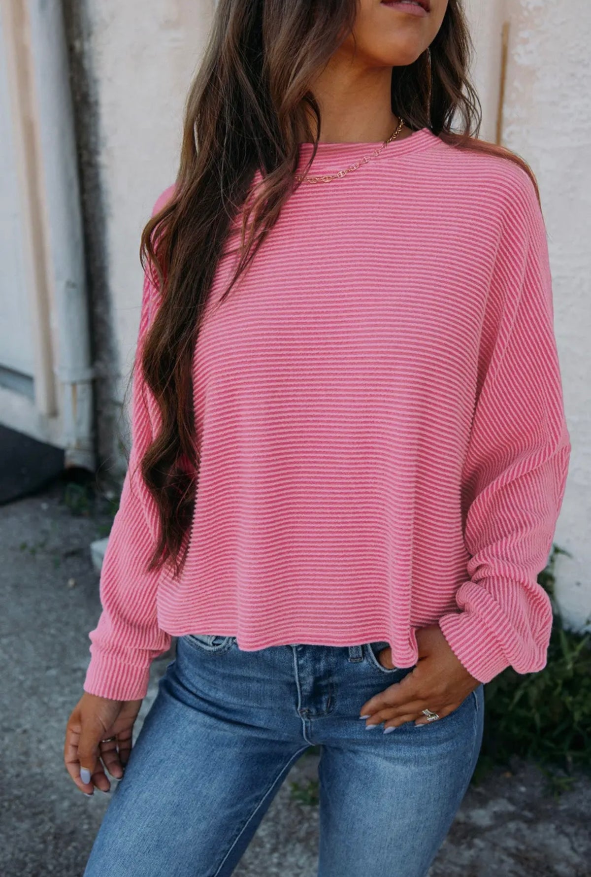 Zelda Ribbed Long Sleeve Top