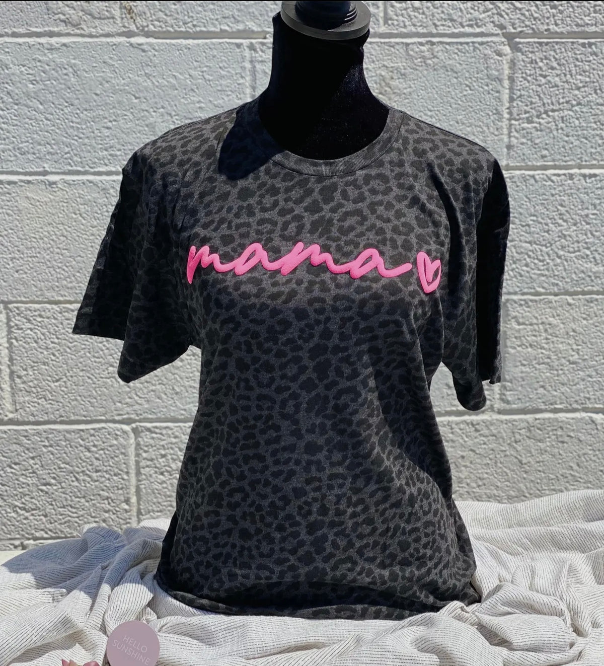 Leopard Mama Puffy Tee