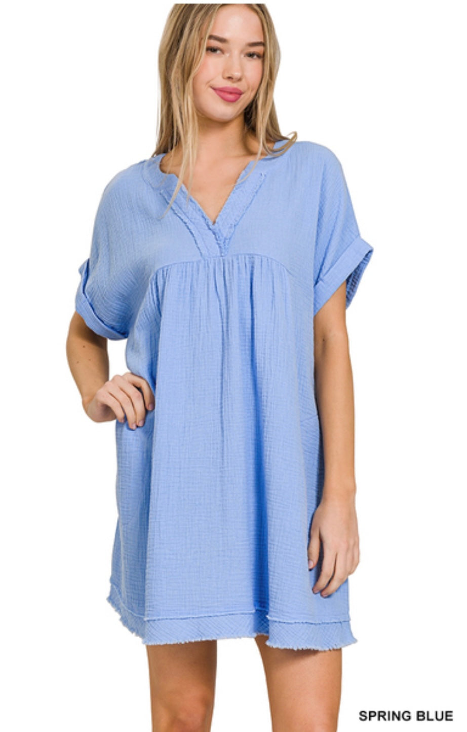 Gauze Oversized Dress