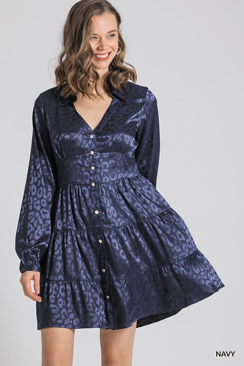 Serena Leopard Dress