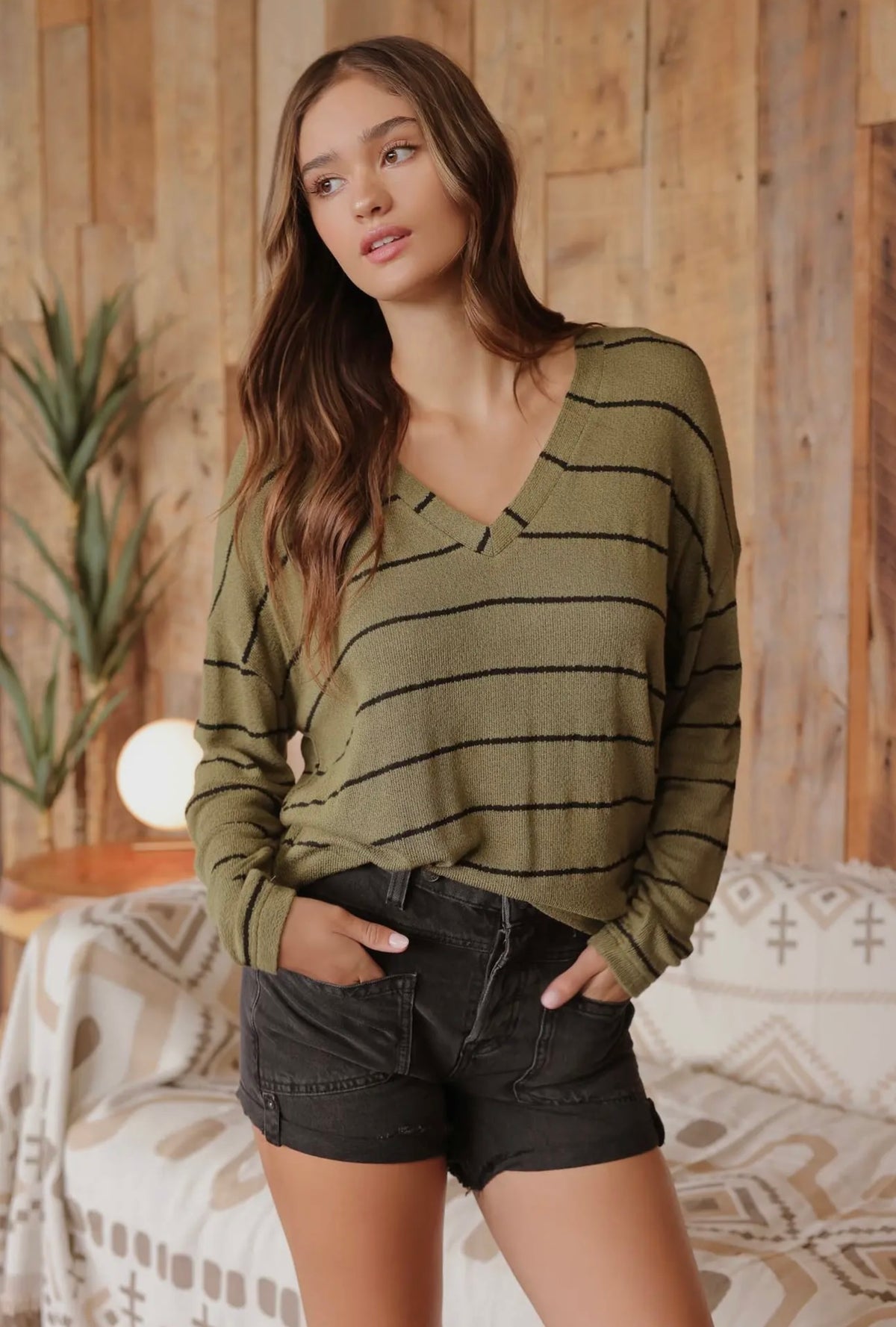 Charlene Striped Sweater