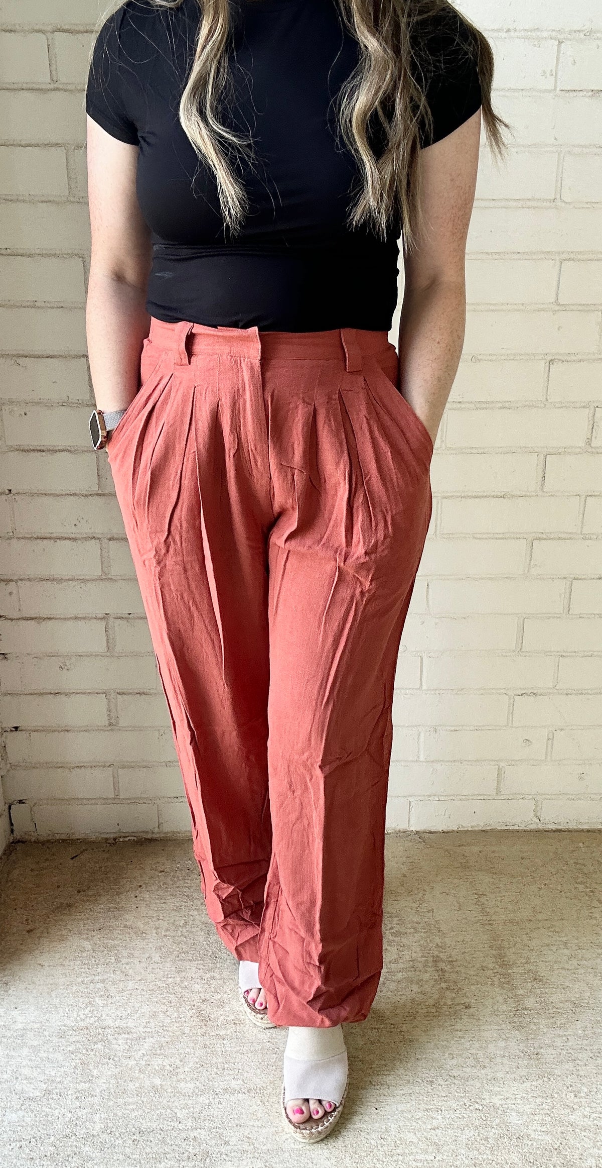 Callie Pleated Pants